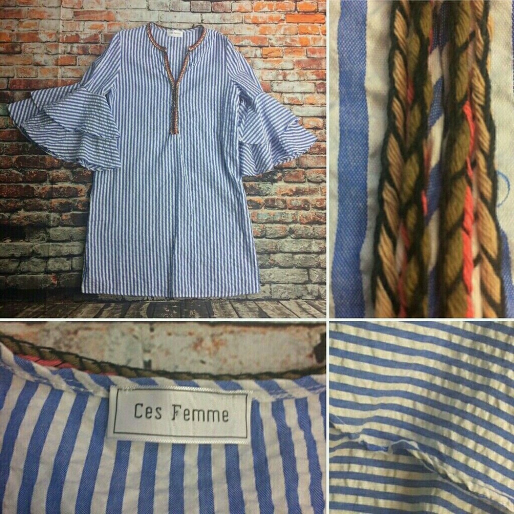 BOUTIQUE Ces Femme Striped Tunic